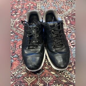 Men’s Black Leather FootJoy Pro/SL Golf Shoes, 11M